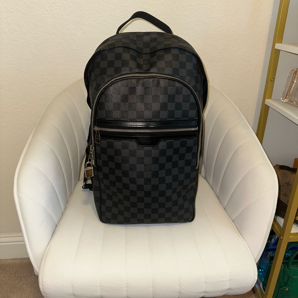 Louis Vuitton Black Damier Backpack